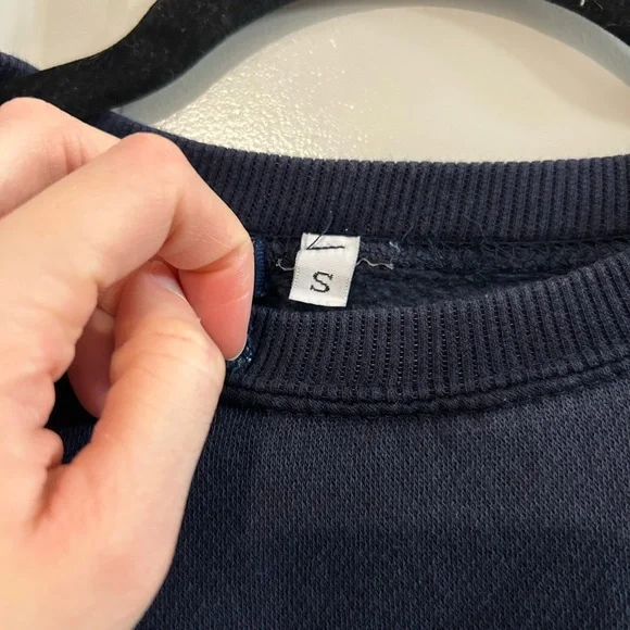 Brandy Melville Dark Blue USA Crewneck Sweater - Picture 3 of 4